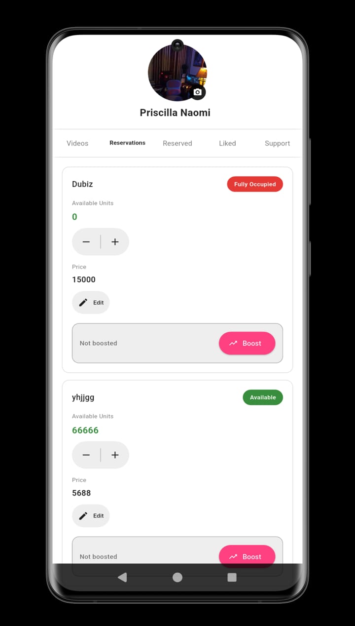 NokNok Agent Dashboard - Reservations